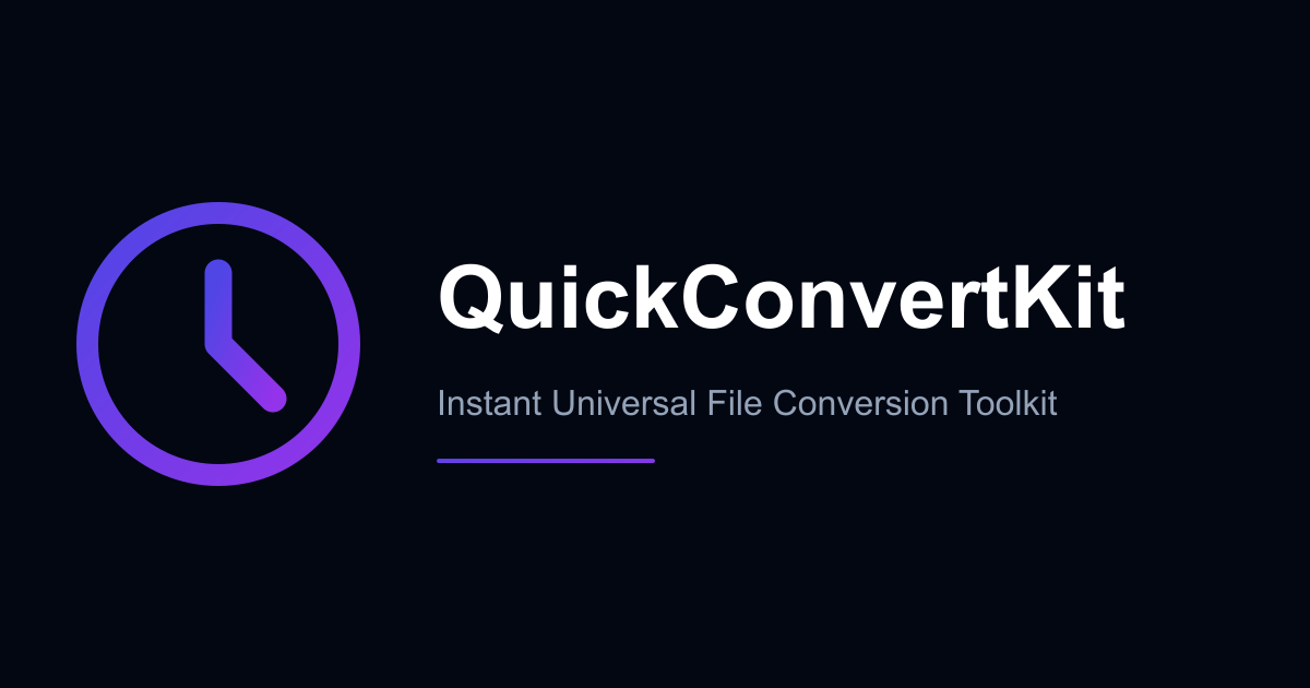 QuickConvertKit Screenshot